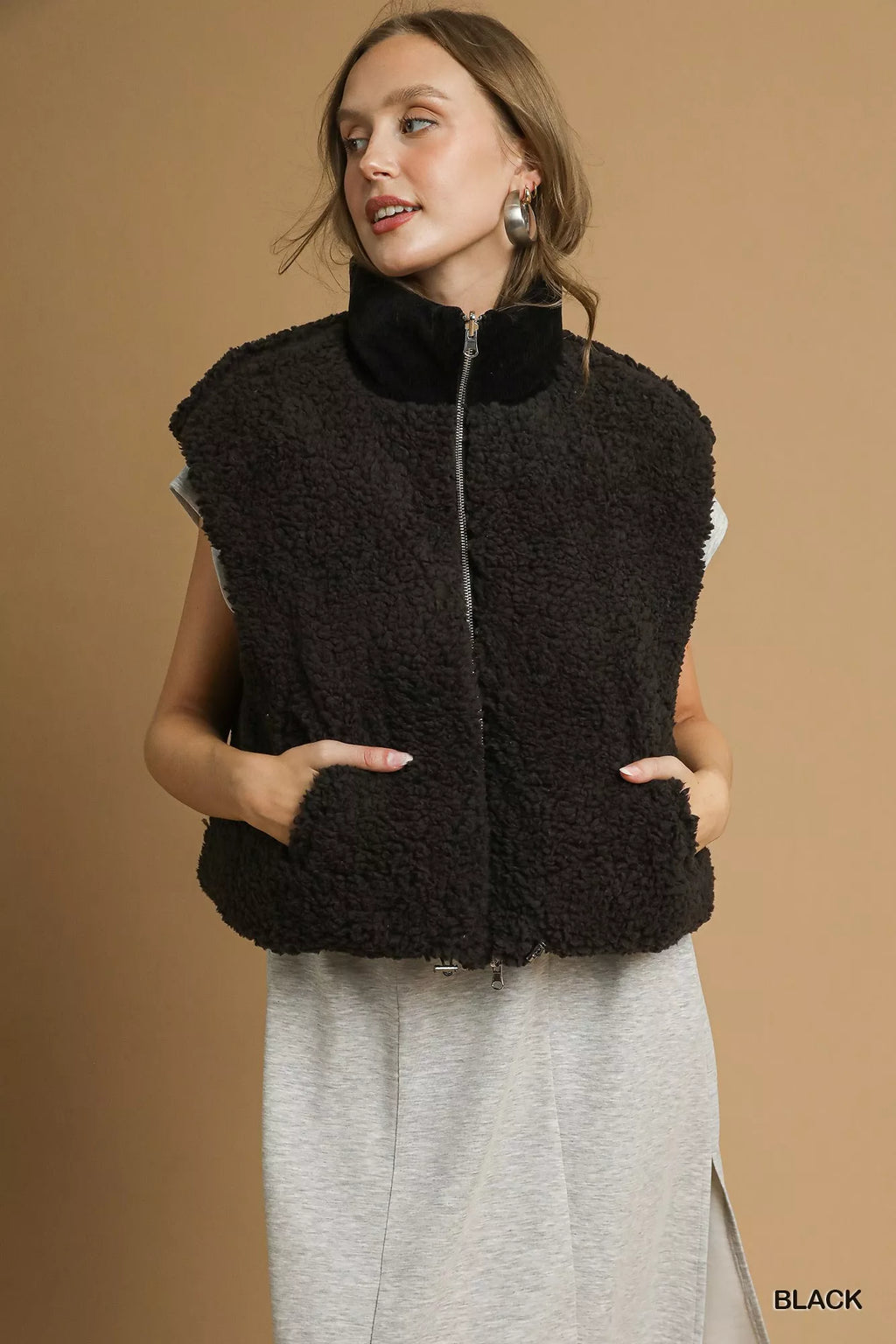 Margaret Sherpa Lined Vest