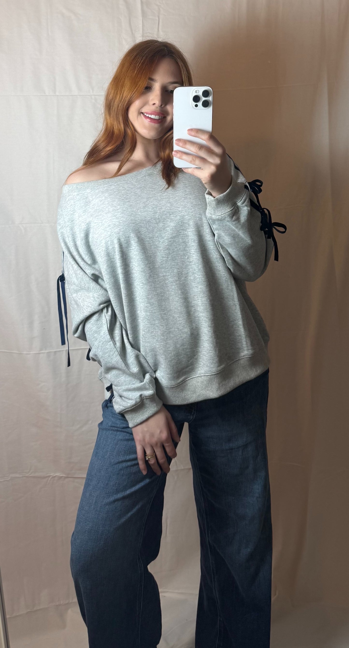 Collins Bow Sleeve Crew