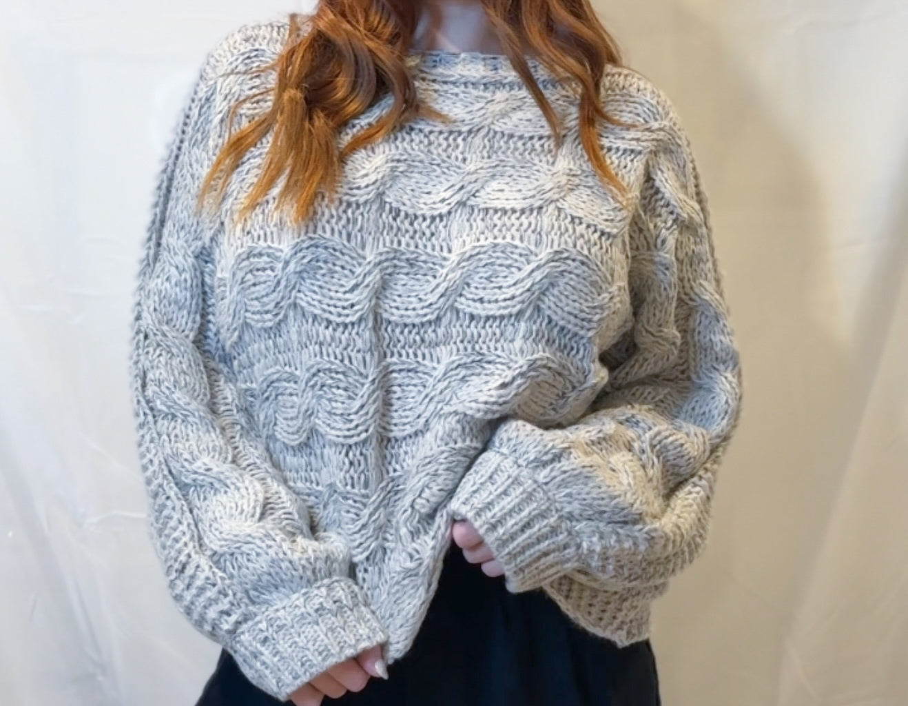 Alpine Cable Knit Sweater