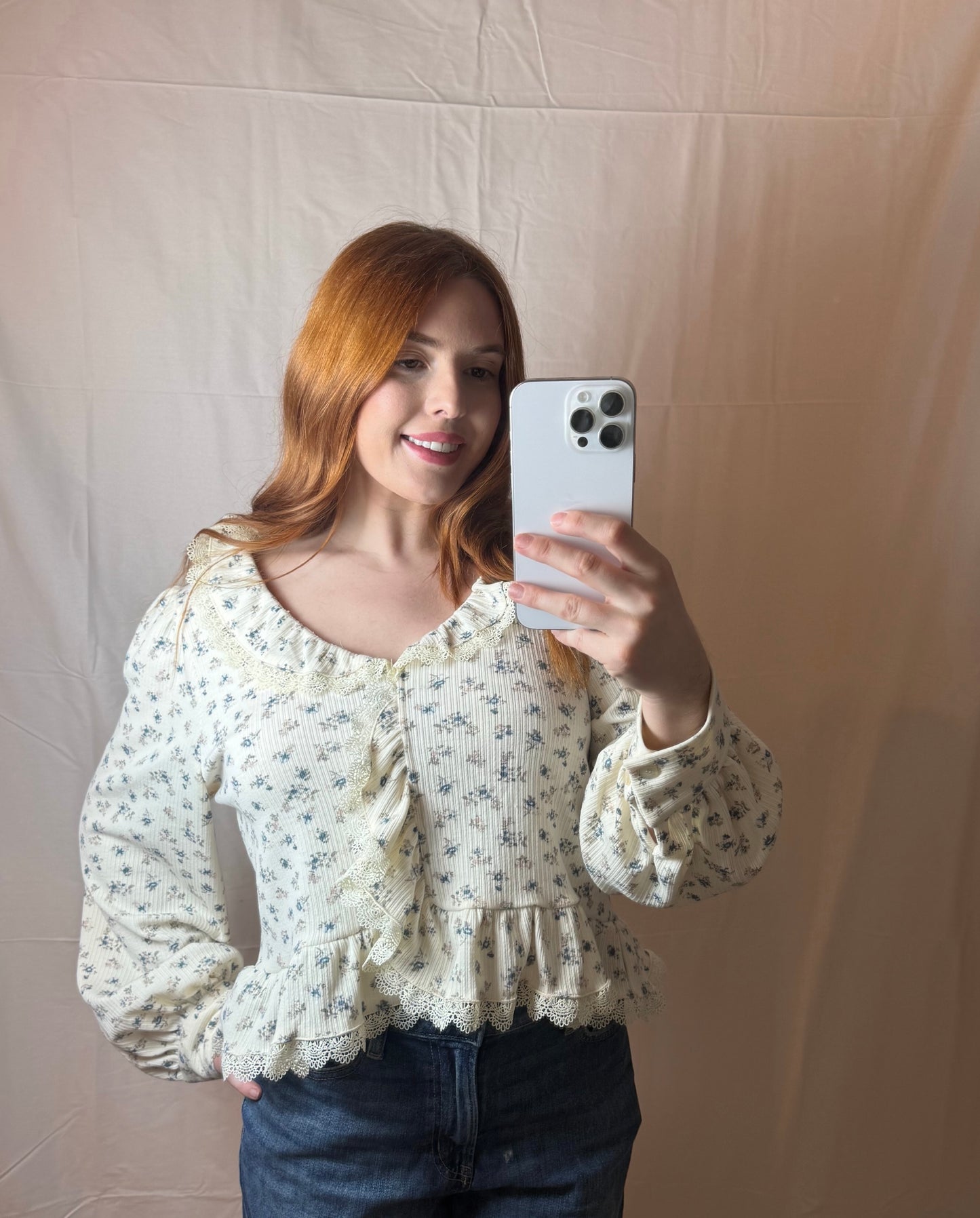 Floral Lace Blouse