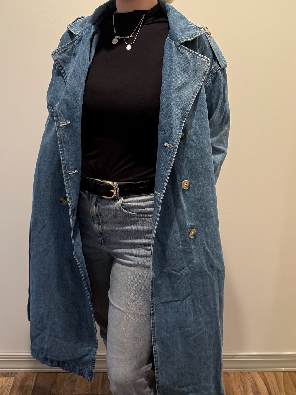 The Luma Denim Trench