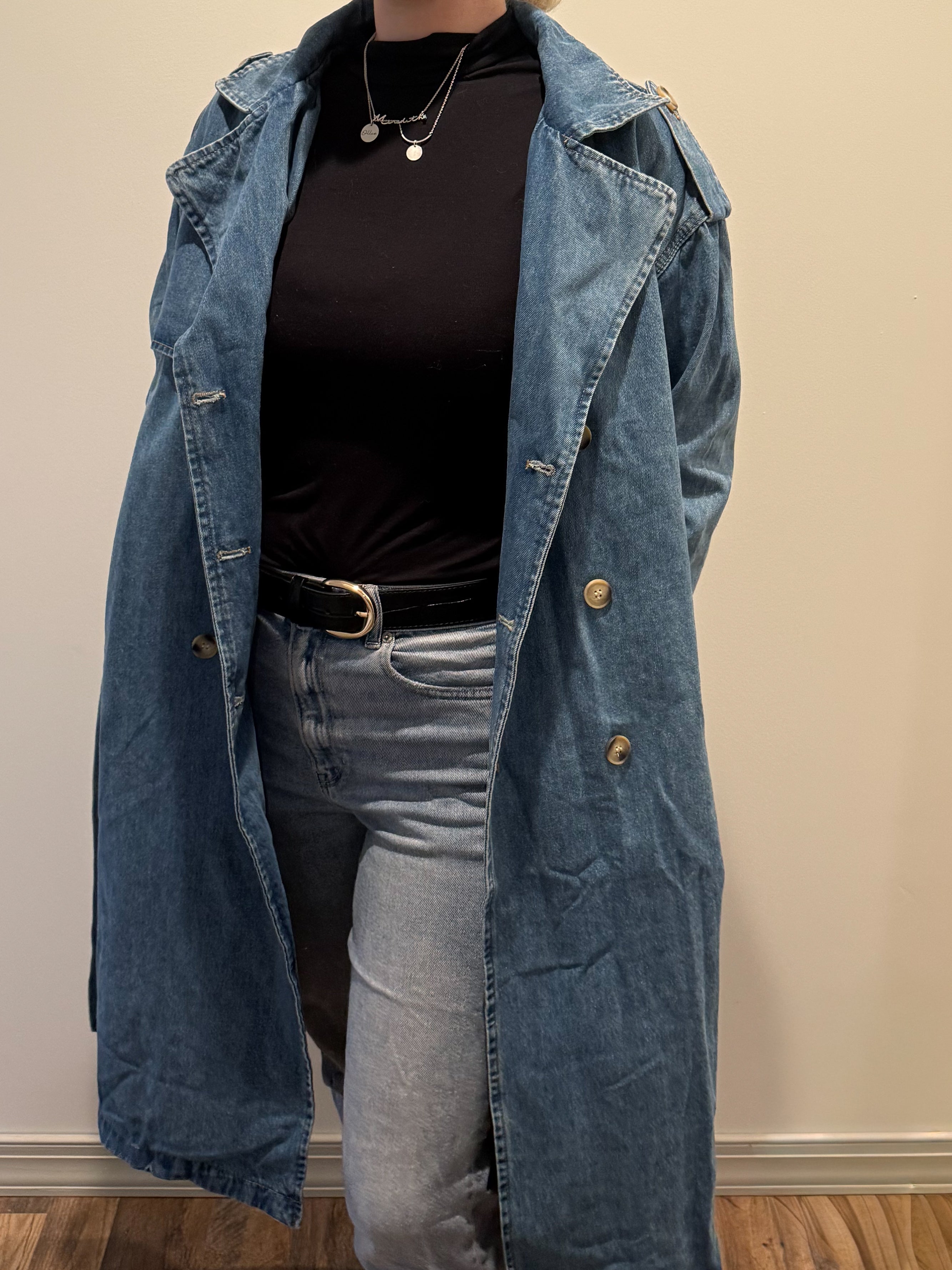 The Luma Denim Trench