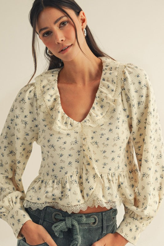 Floral Lace Blouse